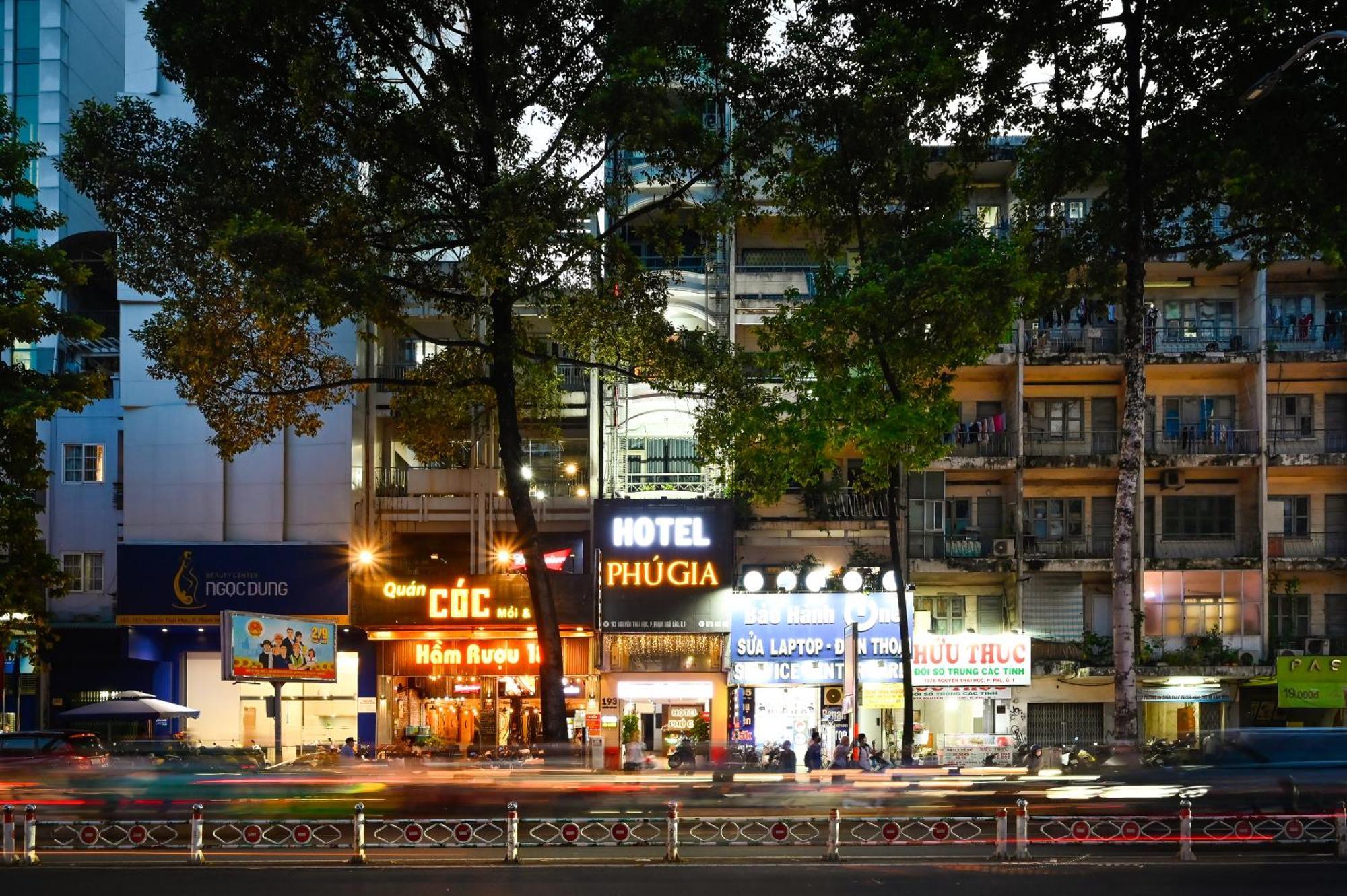 Phu Gia Hotel 193 Nguyen Thai Hoc Bandar Ho Chi Minh Luaran gambar
